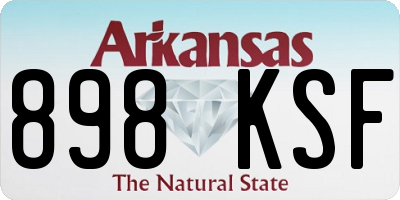AR license plate 898KSF