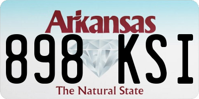 AR license plate 898KSI