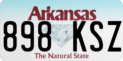 AR license plate 898KSZ
