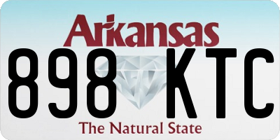 AR license plate 898KTC