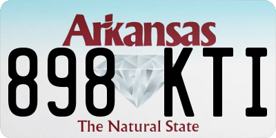 AR license plate 898KTI