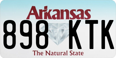 AR license plate 898KTK