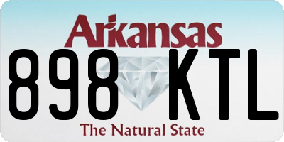 AR license plate 898KTL