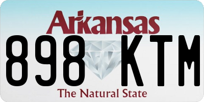 AR license plate 898KTM