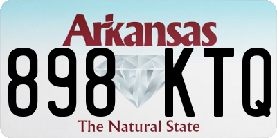 AR license plate 898KTQ