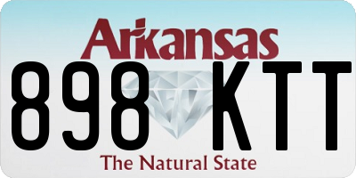 AR license plate 898KTT