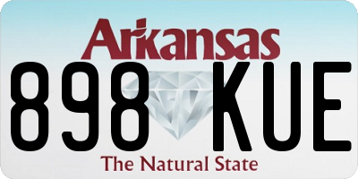 AR license plate 898KUE