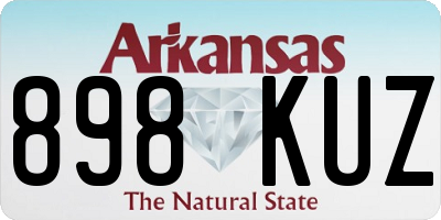 AR license plate 898KUZ