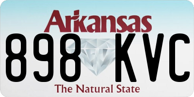 AR license plate 898KVC