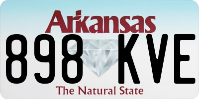 AR license plate 898KVE