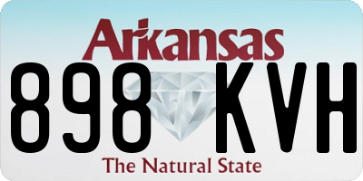 AR license plate 898KVH