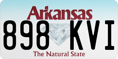 AR license plate 898KVI