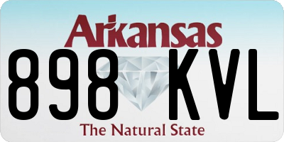 AR license plate 898KVL