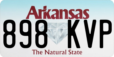 AR license plate 898KVP