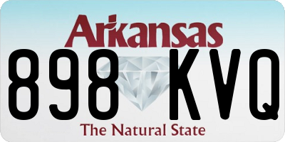 AR license plate 898KVQ