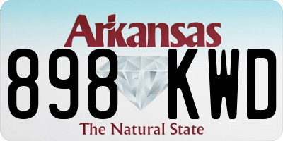 AR license plate 898KWD