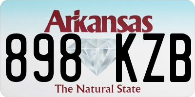 AR license plate 898KZB
