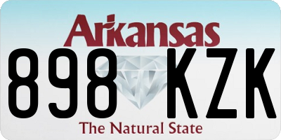 AR license plate 898KZK