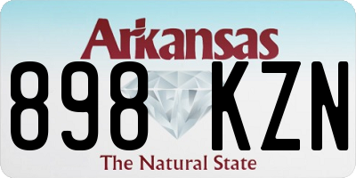 AR license plate 898KZN