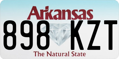 AR license plate 898KZT