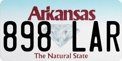 AR license plate 898LAR