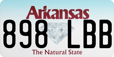 AR license plate 898LBB