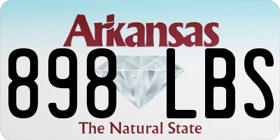 AR license plate 898LBS