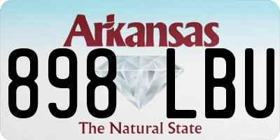 AR license plate 898LBU