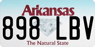 AR license plate 898LBV