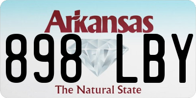 AR license plate 898LBY