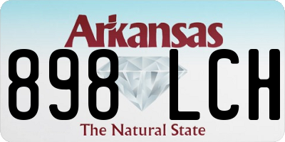 AR license plate 898LCH