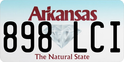AR license plate 898LCI