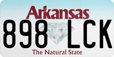 AR license plate 898LCK