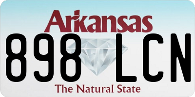 AR license plate 898LCN