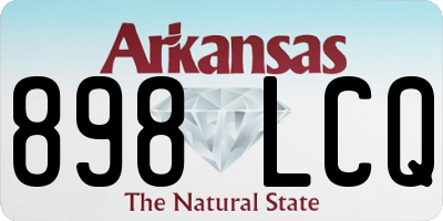 AR license plate 898LCQ