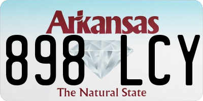AR license plate 898LCY