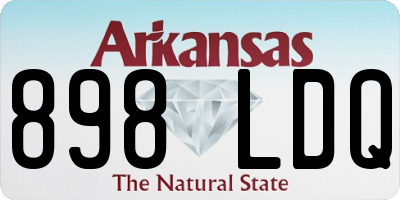 AR license plate 898LDQ