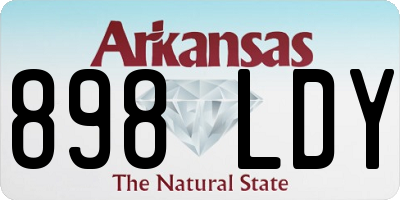 AR license plate 898LDY