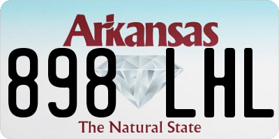AR license plate 898LHL