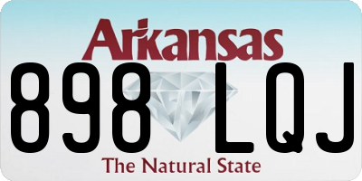 AR license plate 898LQJ