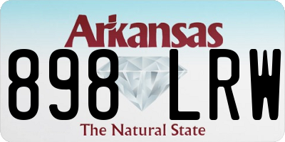 AR license plate 898LRW