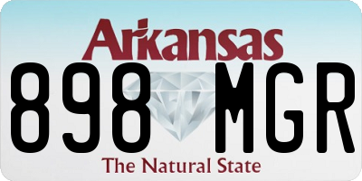AR license plate 898MGR