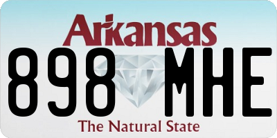 AR license plate 898MHE