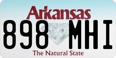 AR license plate 898MHI