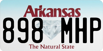 AR license plate 898MHP