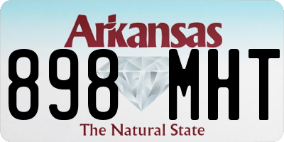 AR license plate 898MHT