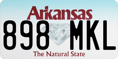 AR license plate 898MKL