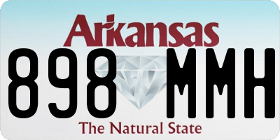 AR license plate 898MMH