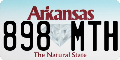 AR license plate 898MTH