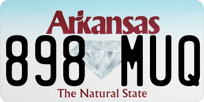 AR license plate 898MUQ